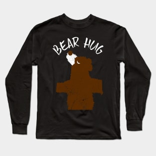 Adorable Bear Hug Animal Lover Long Sleeve T-Shirt